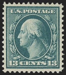 Sale 1163, Lot 279, 1909 Bluish Paper Issue (Scott 357-366)