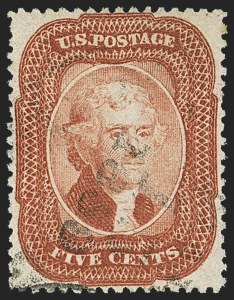 Sale 1163, Lot 29, 1857-60 Issue (Scott 19-39)