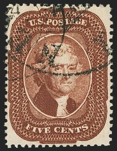 Sale 1163, Lot 30, 1857-60 Issue (Scott 19-39)