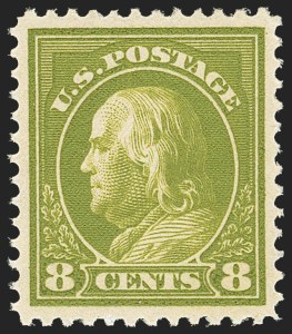 Sale 1163, Lot 313, 1912-14 Washington-Franklin Issue (Scott 405-423)