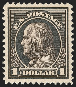 Sale 1163, Lot 322, 1912-14 Washington-Franklin Issue (Scott 405-423)