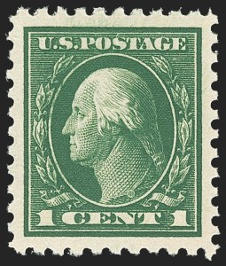 Sale 1163, Lot 323, 1913-15 Washington-Franklin Issues (Scott 424-440)