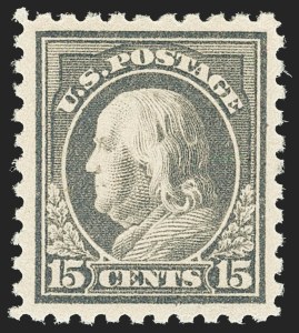 Sale 1163, Lot 334, 1913-15 Washington-Franklin Issues (Scott 424-440)