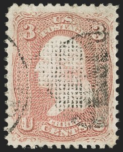 Sale 1163, Lot 63, 1867-68 Grilled Issue (Scott 79-101)