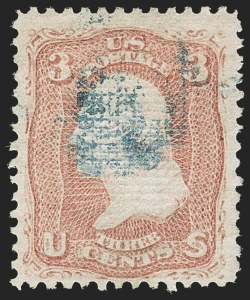 Sale 1163, Lot 65, 1867-68 Grilled Issue (Scott 79-101)