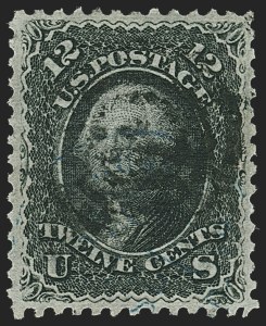 Sale 1163, Lot 66, 1867-68 Grilled Issue (Scott 79-101)