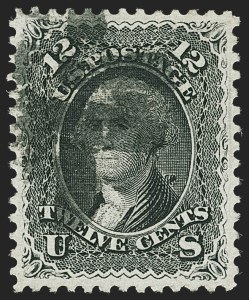 Sale 1163, Lot 70, 1867-68 Grilled Issue (Scott 79-101)