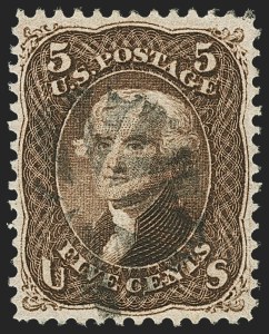 Sale 1163, Lot 73, 1867-68 Grilled Issue (Scott 79-101)
