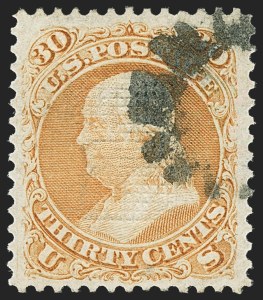 Sale 1163, Lot 77, 1867-68 Grilled Issue (Scott 79-101)