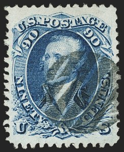 Sale 1163, Lot 78, 1867-68 Grilled Issue (Scott 79-101)