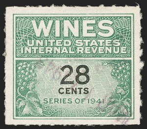 Sale 1164, Lot 506, Wine Stamps - 1942 Issue