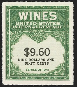 Sale 1164, Lot 518, Wine Stamps - 1949 Issue, 1951-54 Issue, Balance