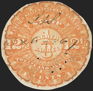 Sale 1164, Lot 524, Beer Stamps - 1866 Issue