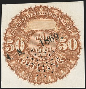 Sale 1164, Lot 534, Beer Stamps - 1867 Issue