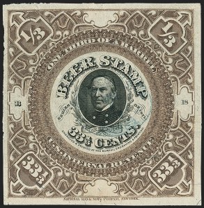 Sale 1164, Lot 550, Beer Stamps - 1871 Issue