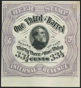 Sale 1164, Lot 561, Beer Stamps - 1878 Issue