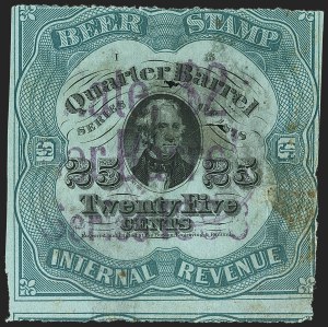 Sale 1164, Lot 576, Beer Stamps - 1898 Provisional Issue