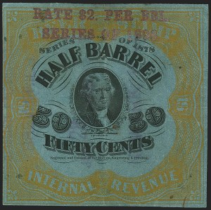 Sale 1164, Lot 578, Beer Stamps - 1898 Provisional Issue