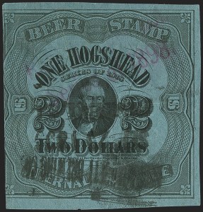 Sale 1164, Lot 582, Beer Stamps - 1898 Provisional Issue