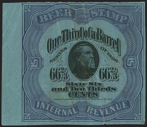 Sale 1164, Lot 592, Beer Stamps - 1898-1902 Issues