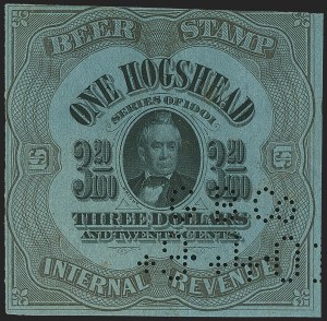 Sale 1164, Lot 594, Beer Stamps - 1898-1902 Issues