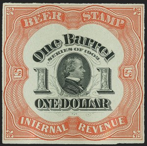 Sale 1164, Lot 602, Beer Stamps - 1898-1902 Issues