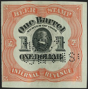 Sale 1164, Lot 603, Beer Stamps - 1898-1902 Issues