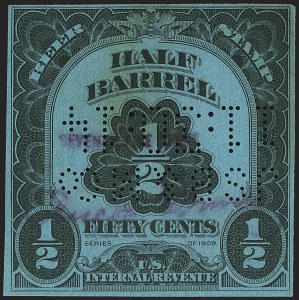 Sale 1164, Lot 616, Beer Stamps - 1914 Provisional Issue, 1914 Issue