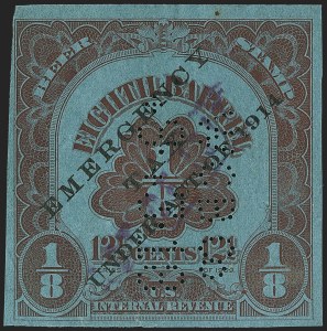 Sale 1164, Lot 621, Beer Stamps - 1917 Provisional Issue