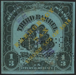 Sale 1164, Lot 646, Beer Stamps - 1918 Provisional Issue