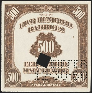 Sale 1164, Lot 676, Beer Stamps - 1933-51 Issues