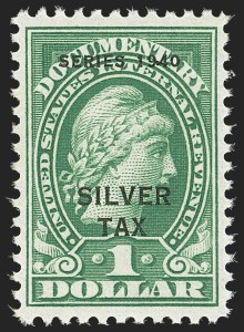 Sale 1164, Lot 692, Silver Tax - 1940 Issue