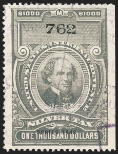 Sale 1164, Lot 719, Silver Tax - 1942 Issue