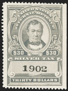 Sale 1164, Lot 721, Silver Tax - 1944 Issue, Balance of the Inman Collection