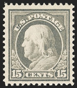Sale 1166, Lot 1014, 1912-14 Washington-Franklin Issue (Scott 405-423)