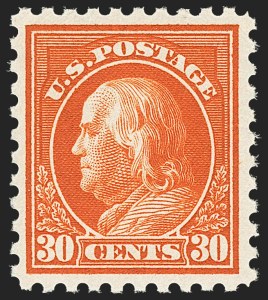Sale 1166, Lot 1030, 1913-15 Washington-Franklin Issues (Scott 424-461)