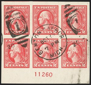 Sale 1166, Lot 1108, 1918-20 Offset Printing Issues (Scott 525-536)