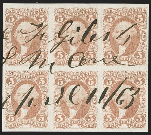 Sale 1166, Lot 1282, Revenues: First Issue (R1-R74)