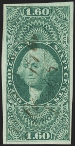 Sale 1166, Lot 1306, Revenues: First Issue, cont. (R77-R95)