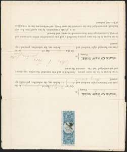 Sale 1166, Lot 1346, Revenues: Second and Third Issues, Proprietary