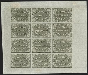 Sale 1166, Lot 545, Postmasters' Provisionals
