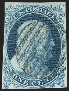 Sale 1166, Lot 586, 1c-3c 1851-56 Issue (Scott 5A-11A)