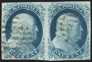 Sale 1166, Lot 597, 1c-3c 1851-56 Issue (Scott 5A-11A)