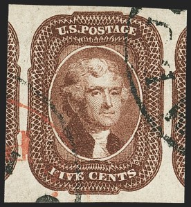 Sale Number 1166, Lot Number 604, 5c-12c 1851-56 Issue (Scott 12-17)