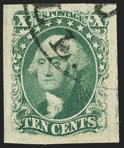 Sale 1166, Lot 611, 5c-12c 1851-56 Issue (Scott 12-17)