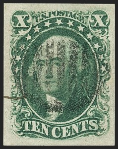 Sale 1166, Lot 613, 5c-12c 1851-56 Issue (Scott 12-17)