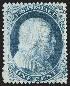 Sale 1166, Lot 628, 1857-60 Issue (Scott 18-39)