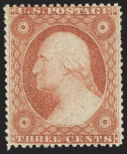 Sale 1166, Lot 635, 1857-60 Issue (Scott 18-39)