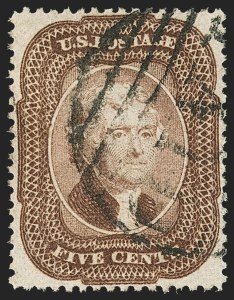 Sale 1166, Lot 643, 1857-60 Issue (Scott 18-39)