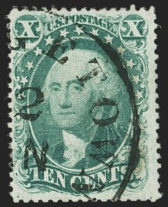 Sale 1166, Lot 646, 1857-60 Issue (Scott 18-39)